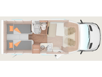 موتر هوم شبه متكامل WEINSBERG CaraCompact Suite MB 640 MEG