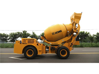 شاحنة خلاطة خرسانة جديد XCMG official SLM3500S 3.5m3 small mobile self loading concrete mixer price list: صور 3