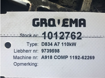 المحرك Liebherr D834 A7: صور 5