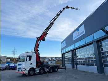شاحنة كرين SCANIA R480 8x4 Fassi 660 SZM/Pritsche: صور 2