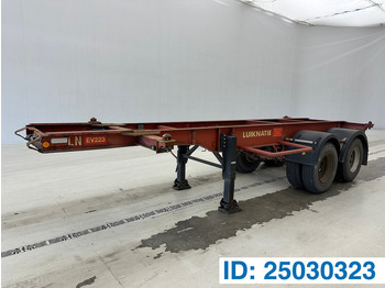 شاحنات الحاويات/ جسم علوي قابل للتغيير نصف مقطورة VAN HOOL 20'