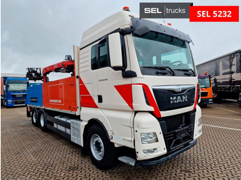 شاحنة كرين MAN TGX 26.440 / Intarder / Fassi / Lenkachse: صور 3