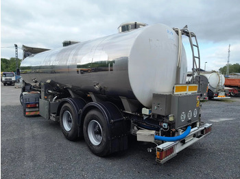 نصف مقطورة صهريج لنقل الحليب MAISONNEUVE 25000L INSULATED INOX TANK - 2 COMP - PUMP: صور 3