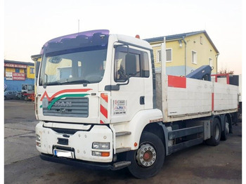 شاحنات مسطحة, شاحنة كرين MAN 6x2 EUR4 TGA 26.430 BL crane REMOTE: صور 2