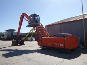 حفارة النقل والشحن FIAT-HITACHI EX455 Stationary dock/ship material handler: صور 2