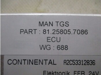 النظام الكهربائي - شاحنة MAN 81.25805-7086 FFR Modulen MAN TGX TGS EURO 6: صور 2