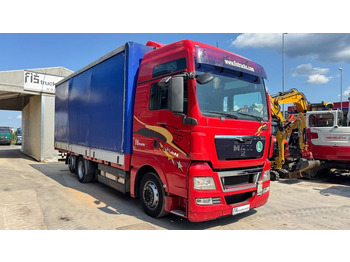 بصندوق مغلق شاحنة MAN TGX 26.440 6x2 box truck - retarder - lifting+steering axle: صور 3