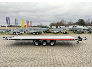 شاحنة نقل سيارات مقطورة جديد Lorries PLI35-6021 - laweta trzyosiowa uchylna lampy LED pompa hydrauliczna wypełnienie podłogi ALU: صور 3