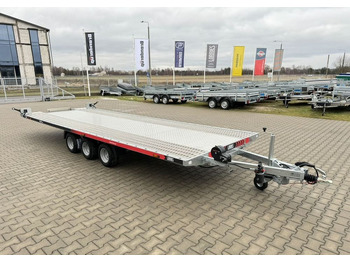 شاحنة نقل سيارات مقطورة جديد Lorries PLI35-6021 - laweta trzyosiowa uchylna lampy LED pompa hydrauliczna wypełnienie podłogi ALU: صور 2
