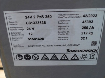 البطارية - معدات المناولة Jungheinrich unknown | Battery 24 2PZS250 year 2022 weight 212 kg sn. C81323536: صور 3 البطارية - معدات المناولة Jungheinrich unknown | Battery 24 2PZS250 year 2022 weight 212 kg sn. C81323536: صور 3