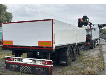 شاحنات مسطحة, شاحنة كرين Mercedes-Benz ACTROS 2545 / 6x2 / HDS Palfinger PK 20.501 sterowany radiowo / Przyczepa w zestawie / Euro6/ Przebieg 340 000km: صور 4