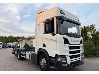 الشاسيه شاحنة Scania R450 BDF • 6x2 • Euro 6d • Skrętna tylna oś • Retarder • Pod zabudowę •: صور 2