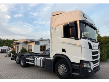 الشاسيه شاحنة Scania R450 BDF • 6x2 • Euro 6d • Skrętna tylna oś • Retarder • Pod zabudowę •: صور 3