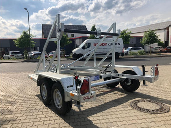 مقطورة بكرة الكابل Vermietung / Kabelanhänger 3000KG / Nutzlast 2322KG / Kabeltrommel-Anhänger / Glasfaser/ 1 Monat: صور 4