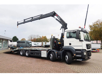شاحنة كرين MAN TGS 35.360 Kraanwagen + oprijwagen Hiab 228 E3: صور 2 شاحنة كرين MAN TGS 35.360 Kraanwagen + oprijwagen Hiab 228 E3: صور 2