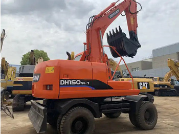 حفارات زحافة Wheel digging excavator Used DOOSAN150W DH150W DH150W-7 / second-hand KOREA engine DOOSAN DH 150 150W-7 DOOSAN150: صور 2