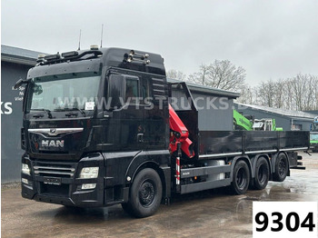 شاحنات مسطحة MAN TGX 35.460 8x4-4 BL Pritsche+HMF 1920K Ladekran: صور 1