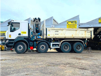 قلابات, شاحنة كرين RENAULT KERAX 8x4 520 BIBENNE CIF GRUE CORMACH: صور 2
