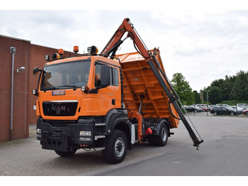 قلابات, شاحنة كرين MAN TGS 18.320 Meiller Kran Atlas Fernbedienung Hydr: صور 1