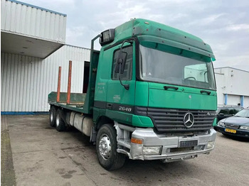 شاحنات مسطحة Mercedes-Benz Actros 2648 , V8 , 6x4 , 3 Pedals EPS , Euro 2: صور 4