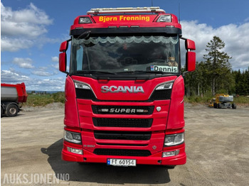 قلابات 2018 Scania R580 GODT UTSTYRT TIPPBIL MED 3 AKSLET HENGER: صور 3