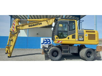 حفارة على عجلات KOMATSU PW180