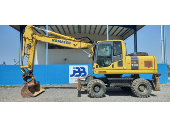 حفارة على عجلات KOMATSU PW180