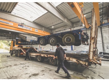 عربة مسطحة منخفضة نصف مقطورة FAYMONVILLE