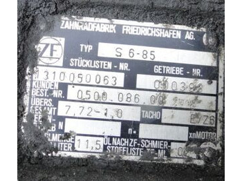 علبة التروس - شاحنة ZF S6-85 1310050063: صور 2 علبة التروس - شاحنة ZF S6-85 1310050063: صور 2