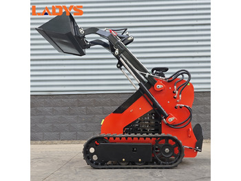 شيول صغير جديد LADYS Free Shipping Mini Skid Steer Loader Compact Track Electric/Diesel Chinese Mini Skid Steer Loader For Sale With Mini Skid Steer Attachments 4 In 1 Bucket: صور 3