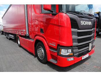 شاحنة جرار Scania R 450 / OPONY 100% / 2021 ROK / ZESTAW / FIRANKA: صور 5