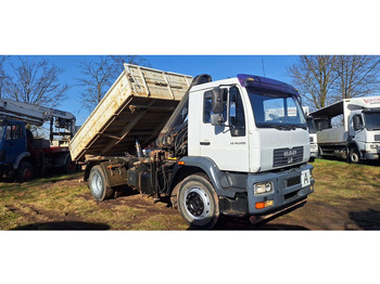قلابات, شاحنة كرين MAN TGM 18.220 4x2 3.S-Kipper mit Kran: صور 4