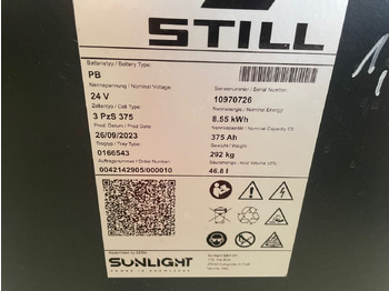 البطارية - معدات المناولة Sunlight I 24 Volt I 3 PzS 375: صور 2 البطارية - معدات المناولة Sunlight I 24 Volt I 3 PzS 375: صور 2