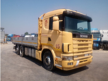 شاحنات مسطحة Scania 124 LB 420: صور 2