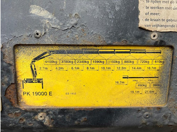 شاحنة كرين Mercedes-Benz Actros 1831/ 4x4 / Palfinger PK19000 Crane: صور 4