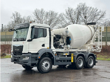 شاحنة ذات الخطاف, شاحنة كرين MAN TGS 33.440 6x4 Euro6e Abroller + Fahrmischer: صور 3