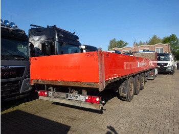نصف مقطورة مسطحة Fliegl Sattelpritsche mit Bordwänden und 3 Achsen: صور 5