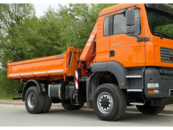 قلابات MAN * MAN 18 480 * KIPER WYWROTKA * 4x4 * HDS ATLAS 85* STAN BARDZO DOBRY * Sprowadzony: صور 5