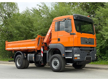 قلابات MAN * MAN 18 480 * KIPER WYWROTKA * 4x4 * HDS ATLAS 85* STAN BARDZO DOBRY * Sprowadzony: صور 2