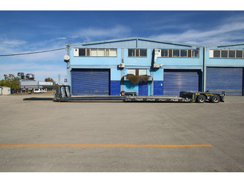 عربة مسطحة منخفضة نصف مقطورة