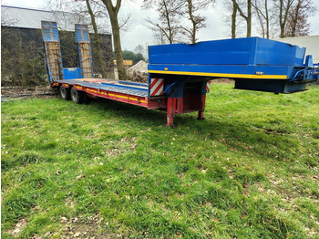 عربة مسطحة منخفضة نصف مقطورة