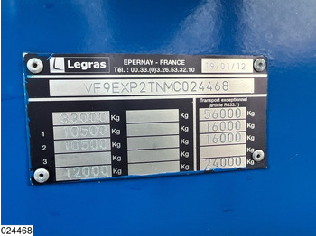 نصف مقطورة اخشاب Legras Openlaadbak Wood transport, Steel suspension: صور 3