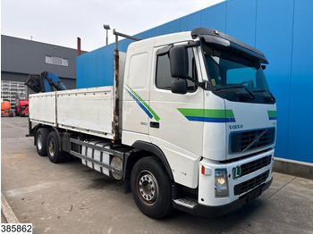 شاحنات مسطحة, شاحنة كرين Volvo FH12 380 6X4, EURO 3, Steel suspension, Palfinger: صور 3