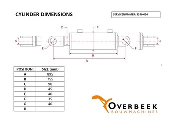 علم السوائل المتحركة Atlas 60 - Lifting cylinder/Hubzylinder/Hefcilinder: صور 4