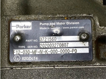 علم السوائل المتحركة - آلات البناء Parker F12-030-MF-IV-K - 3721560 - Drive motor/Fahrmotor: صور 5