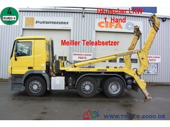 شاحنات قابلة للفك شاحنة Mercedes-Benz Actros 2841 Meiller Tele 3 Fanghaken AHK Klima: صور 1