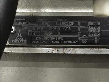 آلات البناء Deutz BF4M1013 USED: صور 5