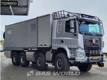منزل متنقل Tatra T158 8X8 NL-Truck 8x8 Off-Grid Camper Hydraulic Winch Generator Retarder Airco Euro 6: صور 3