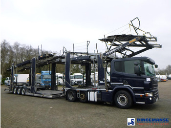 شاحنة نقل سيارات شاحنة Scania P 410 6x2 RHD Rolfo car transporter: صور 2