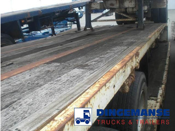 عربة مسطحة منخفضة نصف مقطورة Traylona 2-axle platform trailer 39000KG / Extendable 19M: صور 5